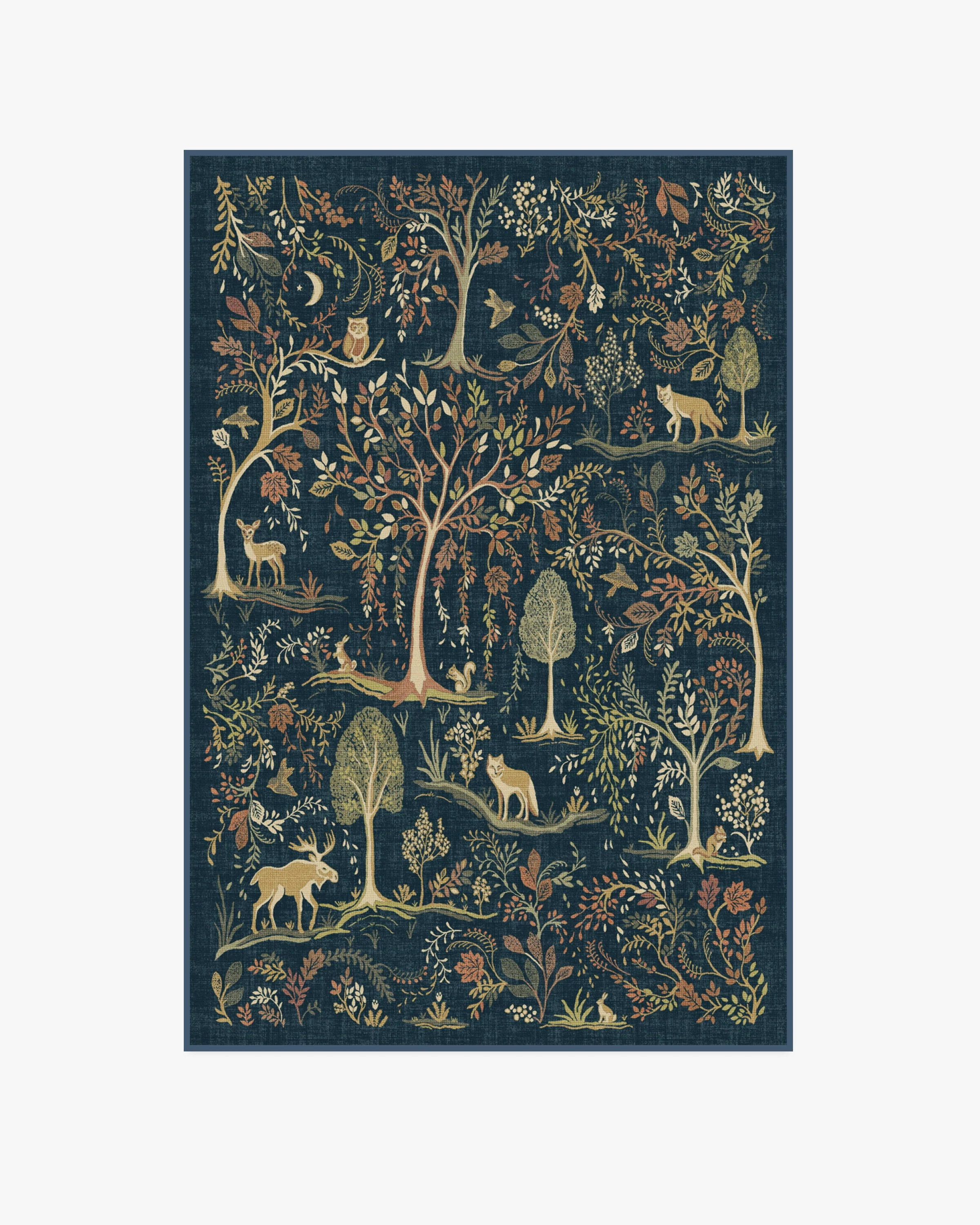 Wilder Blue Multicolor Rug | Ruggable US | Ruggable