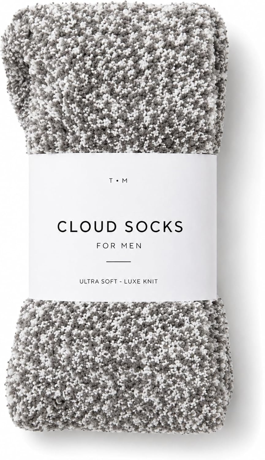 Unboxme Gifts Mens Fuzzy Cloud Socks - Cozy, Soft Slippers Socks for Men | Amazon (US)