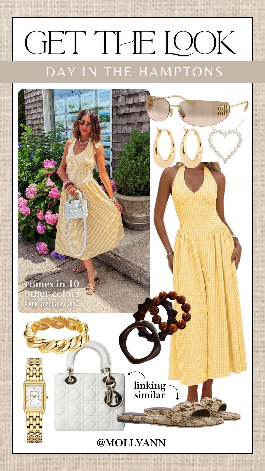 Get The Look: Day In The Hamptons! Love this Amazon dress, and it comes in 10 other colors! Linking similar bags, shoes, necklaces, and sunglasses!

#LTKhamptons #LTKsummer

#LTKootd #LTKTravel