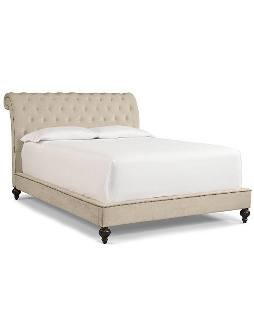 Victoria Upholstered King Bed | Macys (US)