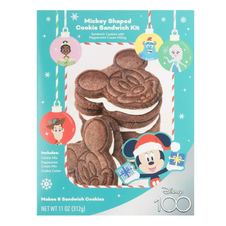 Disney Mickey Shaped Cookie Sandwich Kit, Makes 6 Cookies | Walmart (US)