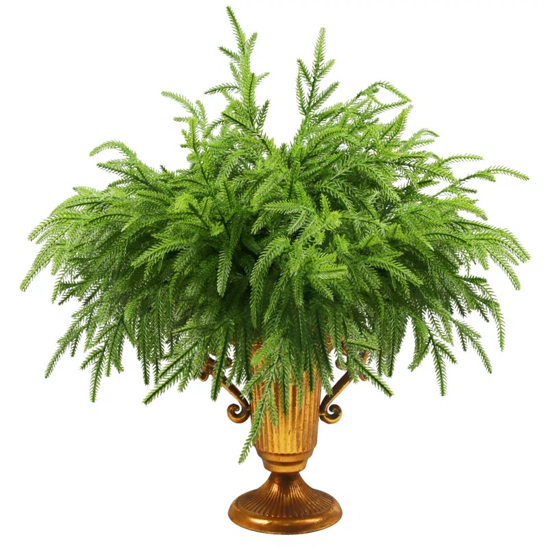 12 Pcs Artificial Norfolk Pine Branches Plants Decor | Wayfair North America