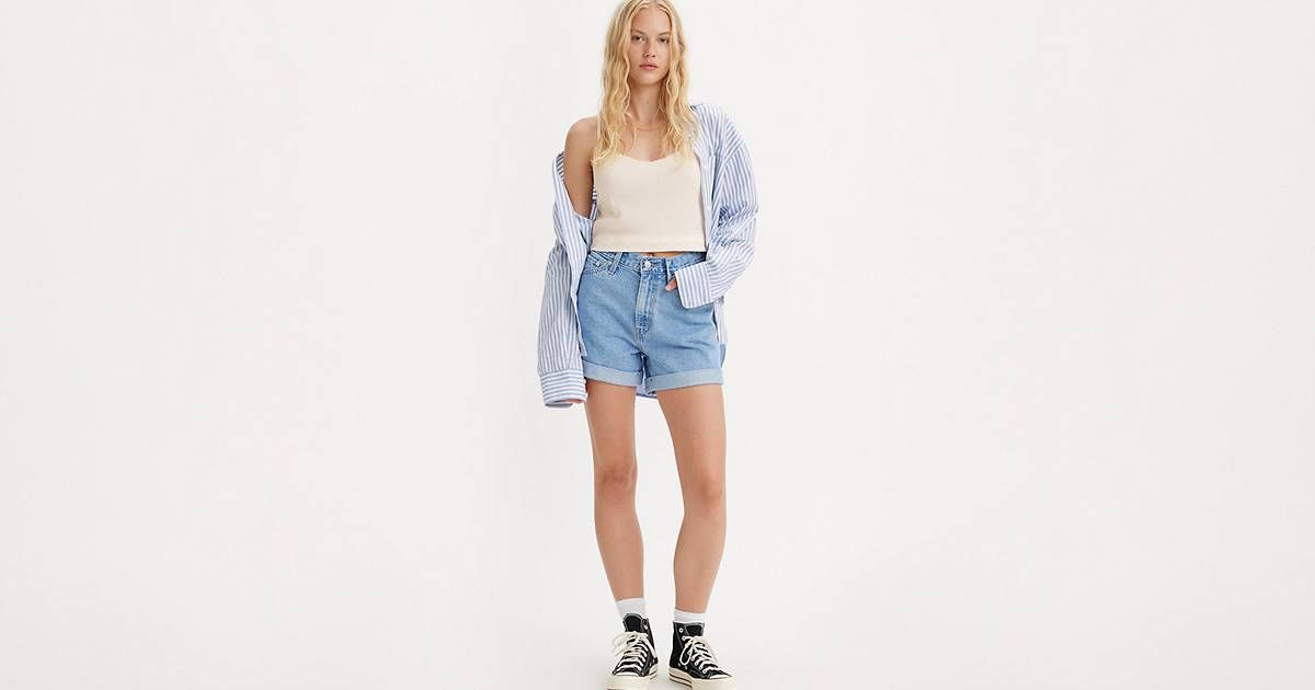 Rolled 80s Mom Women's Shorts | LEVI'S (US)