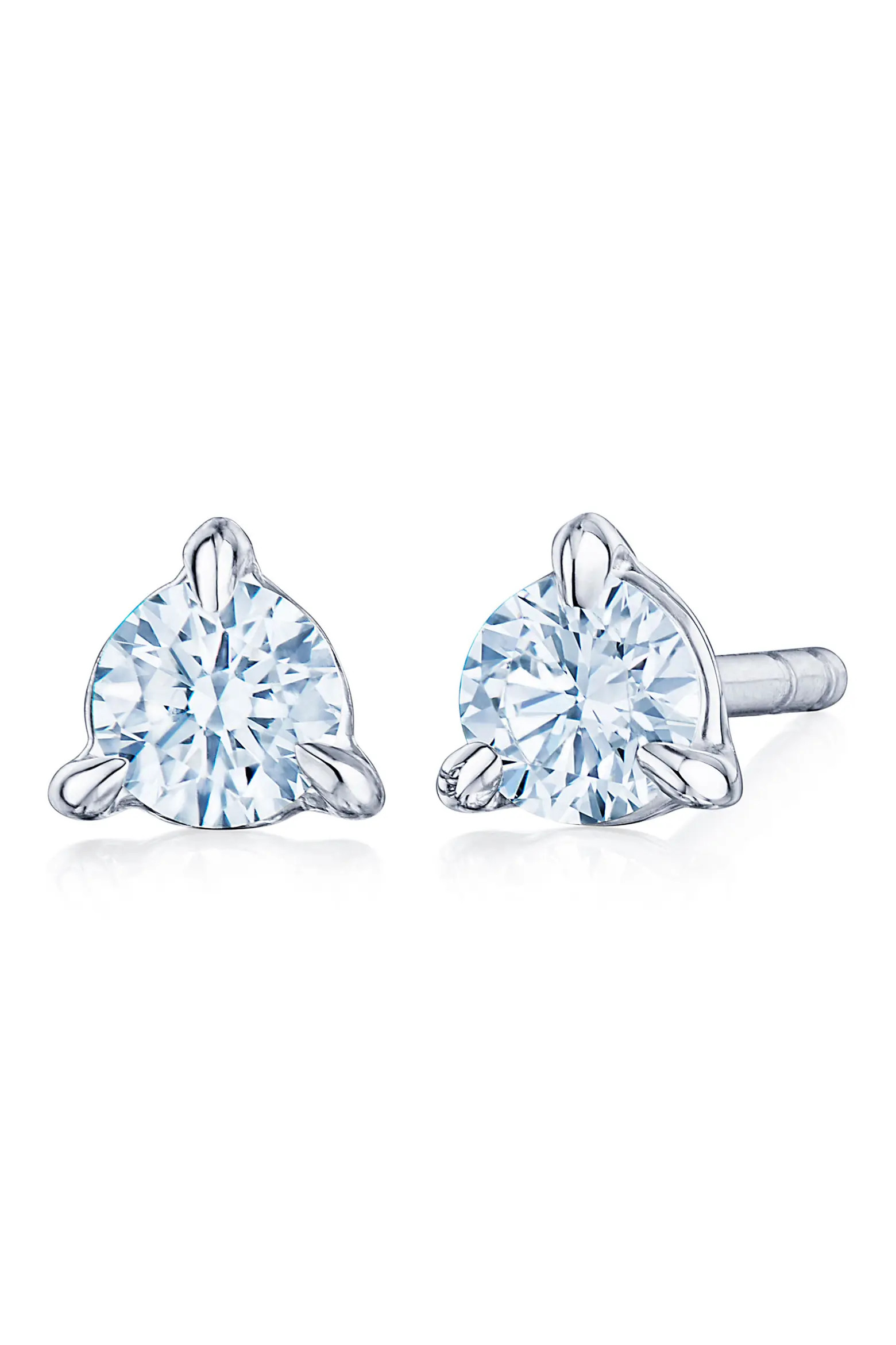 Round Brilliant Cut Diamond & Platinum Stud Earrings - 0.30ct. (Women) | Nordstrom | Nordstrom