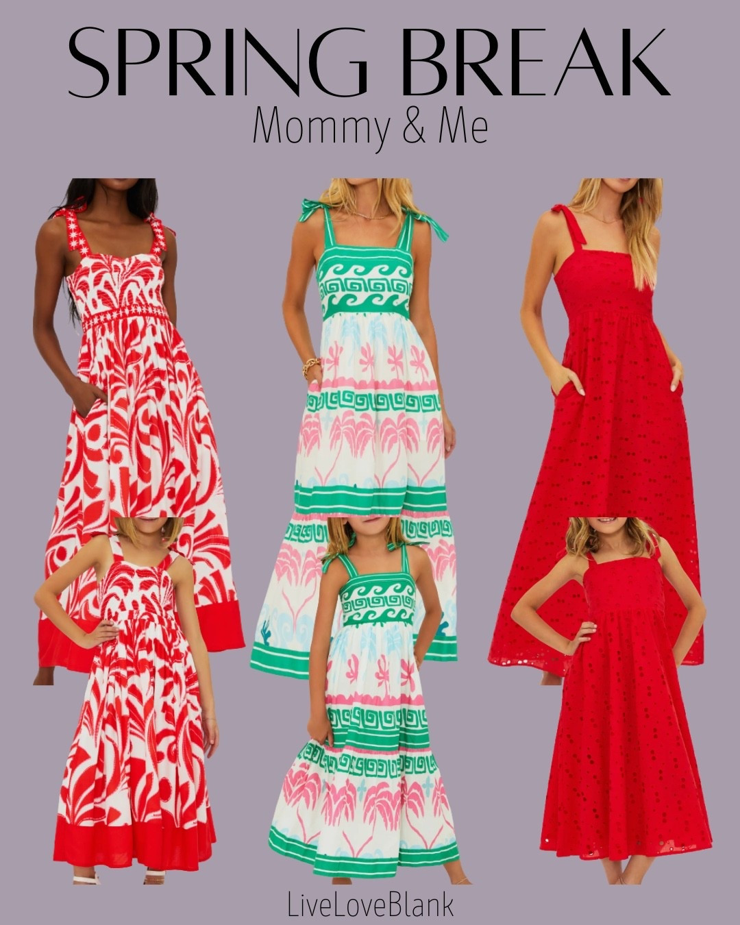 Mommy and Me
Matching dresses
Spring break outfit ideas 

#LTKKids #LTKmomlife #LTKTravel