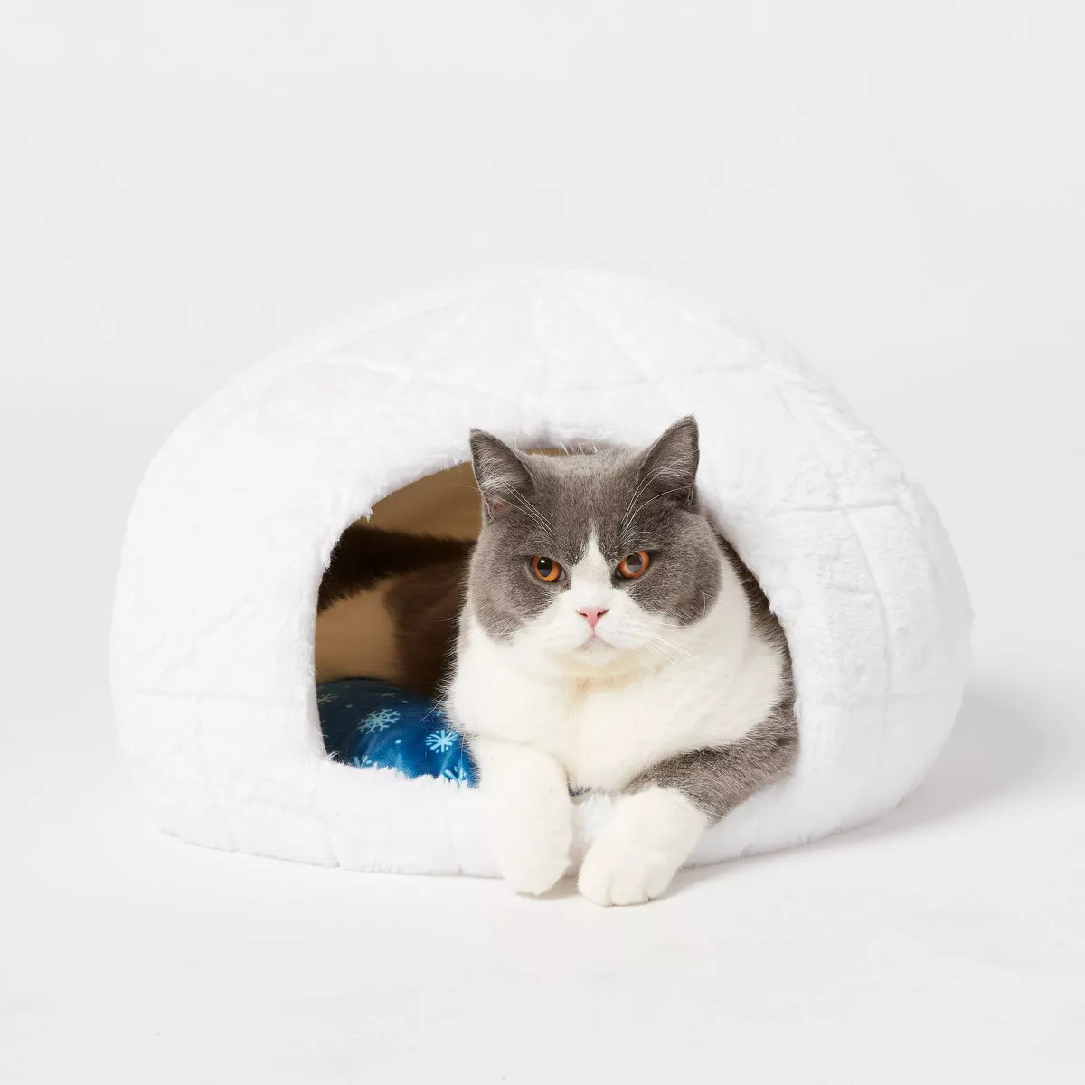 Snow Cave Cat Enclosed Bed - Wondershop™ White S | Target