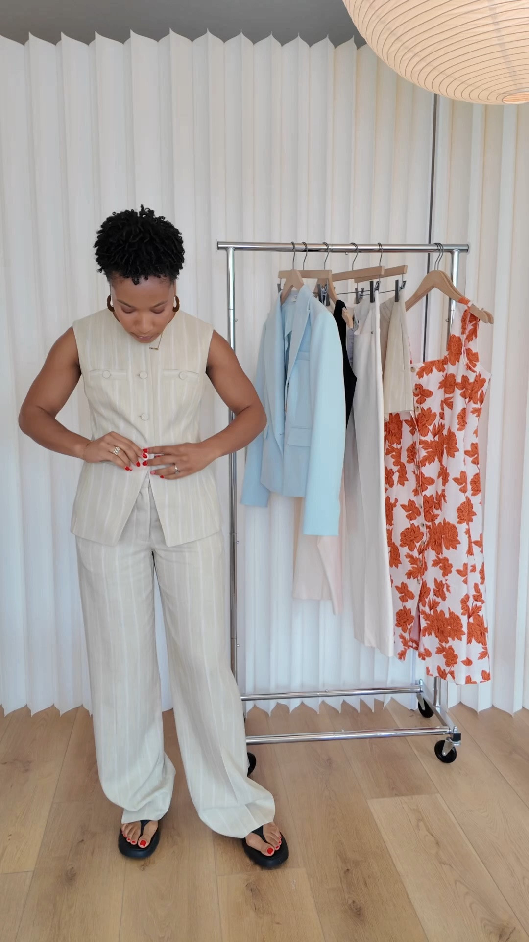 You can never go wrong with a matching set! This vest is super cute and light weight. And the pants have a button hem for easy shortening. I’m 5’5” for reference. 

I’m wearing the vest in a size 4
I’m wearing the pants in a size 4

#LTKgrwm #LTKootd #LTKWorkwear