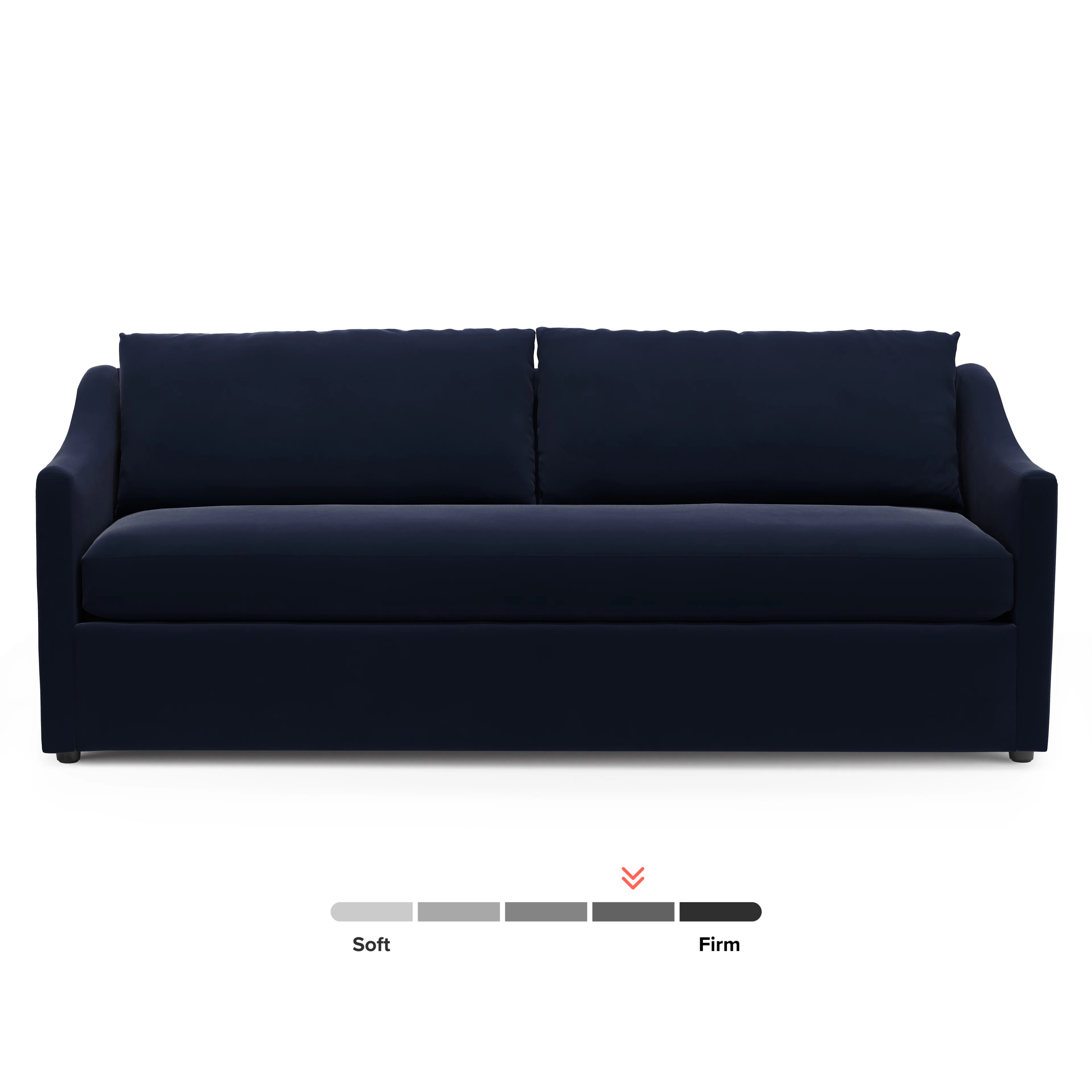 Landry 84.5" Velvet Sofa - Hale Ink | Article