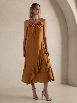 Ruffle Maxi Dress | Banana Republic Factory