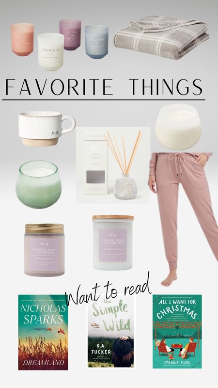 Favorite things!! Candles. Books. Lounge wear blankets and coffee! All at Target  

#LTKGiftGuide #LTKHoliday #LTKCyberweek
