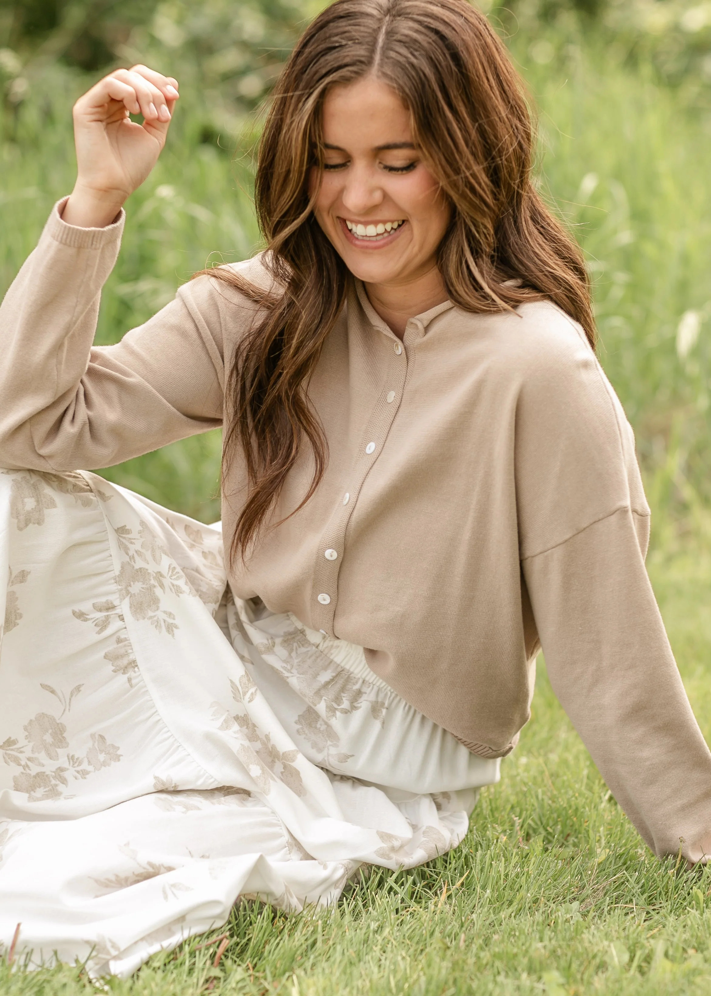 Toby Button Front Cardigan | Inherit Clothing Co.