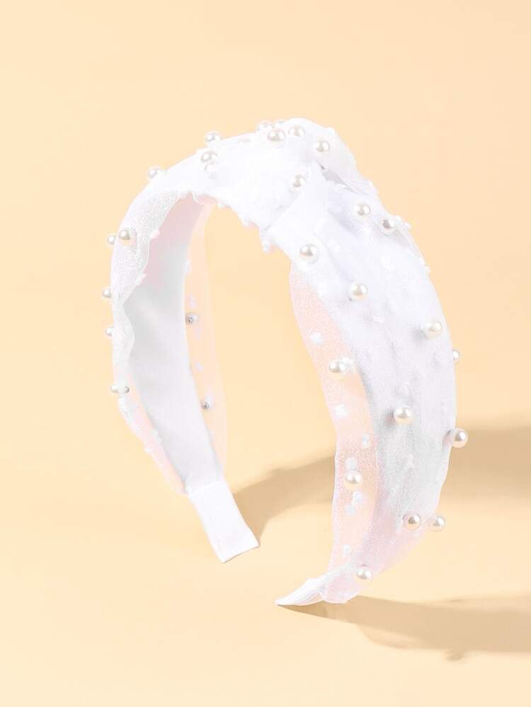 Faux Pearl Decor Headband | SHEIN