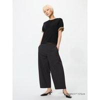 Uniqlo - Barrel Ankle Trousers - Black | UNIQLO (UK)
