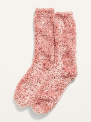 Cozy Eyelash Crew Socks for Women | Old Navy (US)