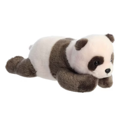 Aurora Small Newborn Panda Mini Flopsie Adorable Stuffed Animal Pink 8" | Target