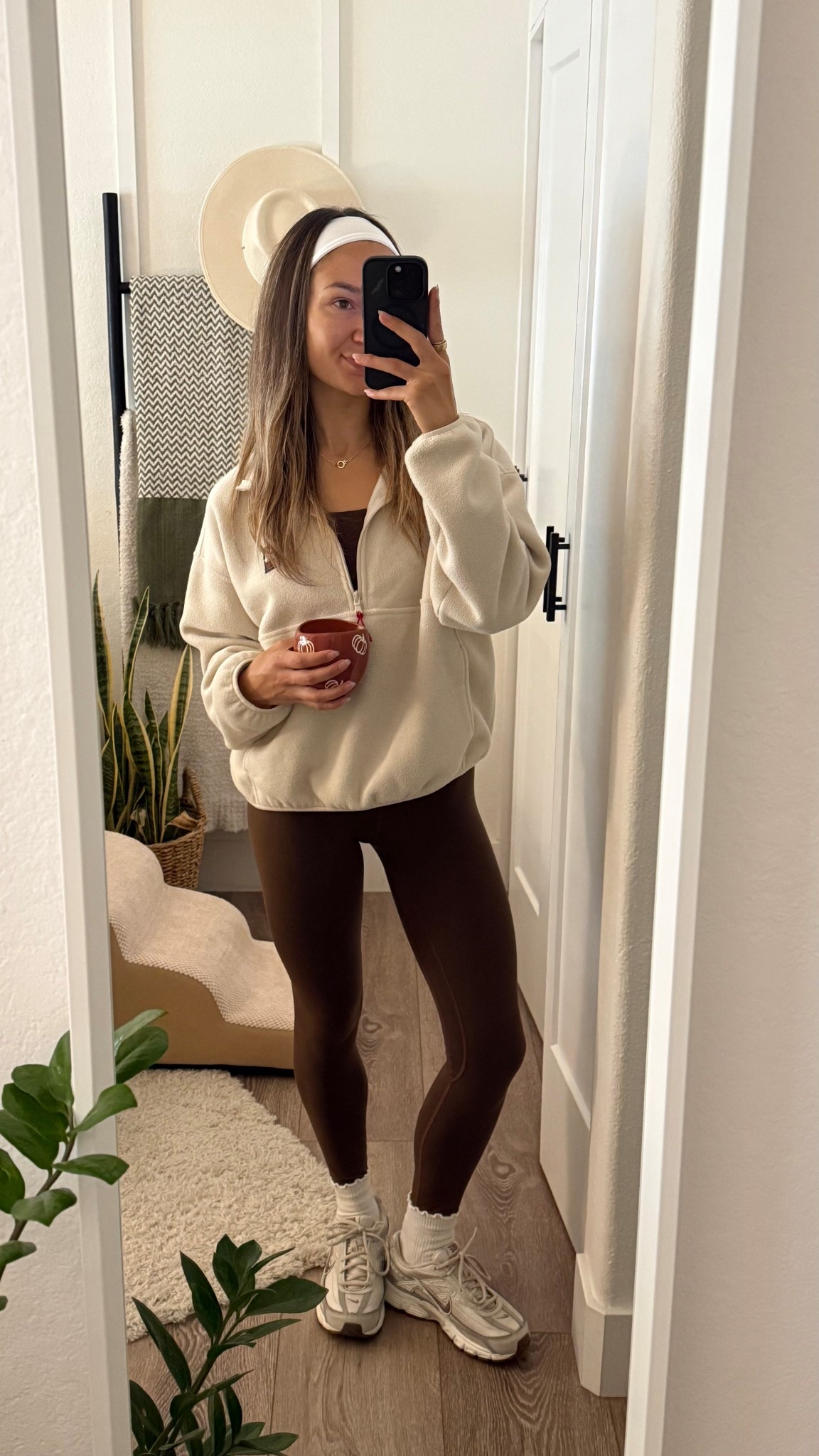 Happy October 1st! Festive morning walk attire + new anthro mug, duh! 

#LTKPetite #LTKActive #LTKSeasonal