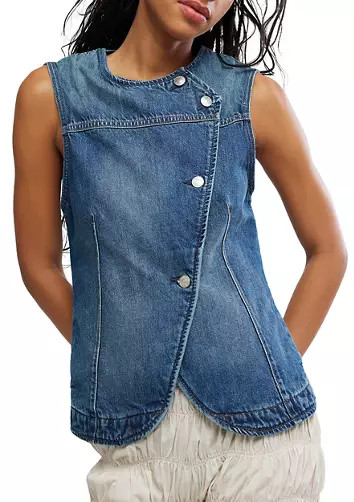 We The Free Maris Denim Vest | Belk