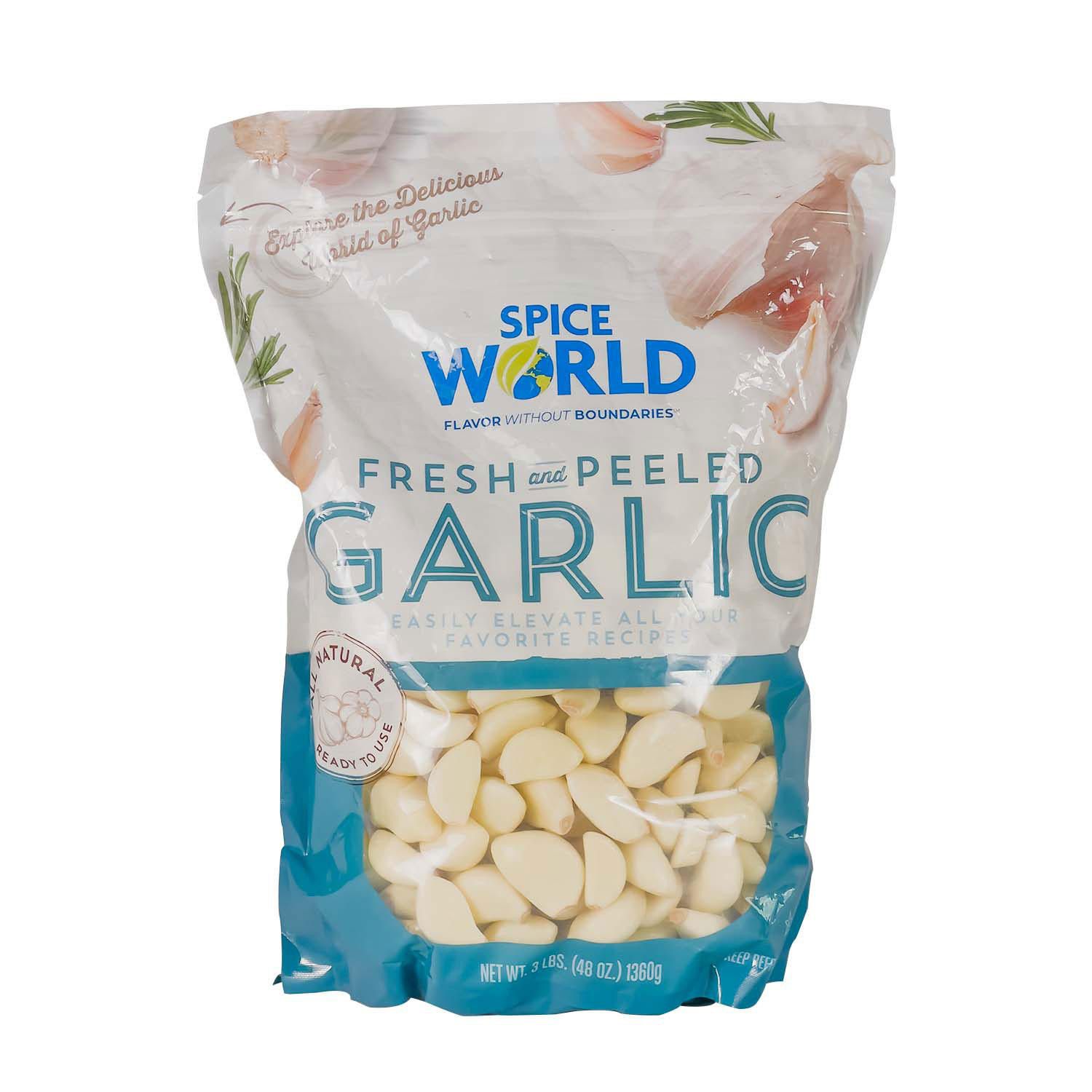 Spice World Fresh Peeled Garlic (3 lbs.) | Sam's Club