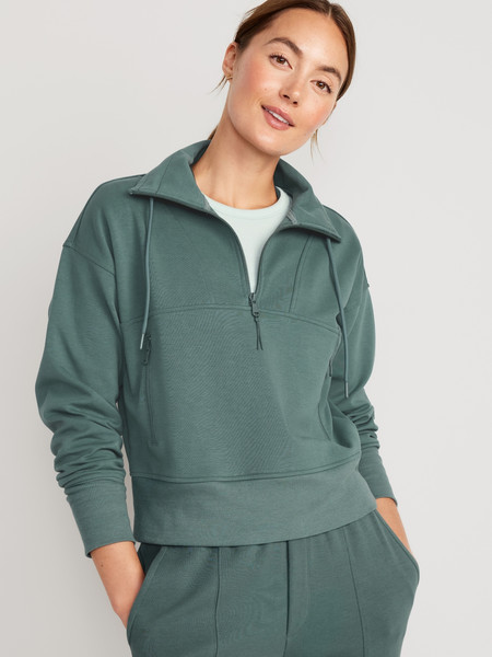 Dynamic Fleece 1/2-Zip Sweatshirt for Women | Old Navy (US)
