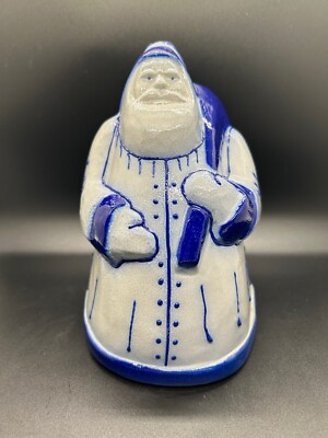 Vintage Eldreth Pottery Salt Glaze Santa Clause Father Christmas Signed 2002  | eBay | eBay US