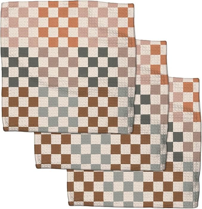 GEOMETRY Kitchen Dish Cloths - Quick Dry Dishcloths for Kitchen - Premium Dish Rags with Geoweave... | Amazon (US)