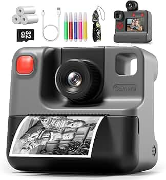 Instant Print Camera for Kids, 1080P Kids Instant Cameras,HD Digital Video Cameras Toddler 3 Prin... | Amazon (US)