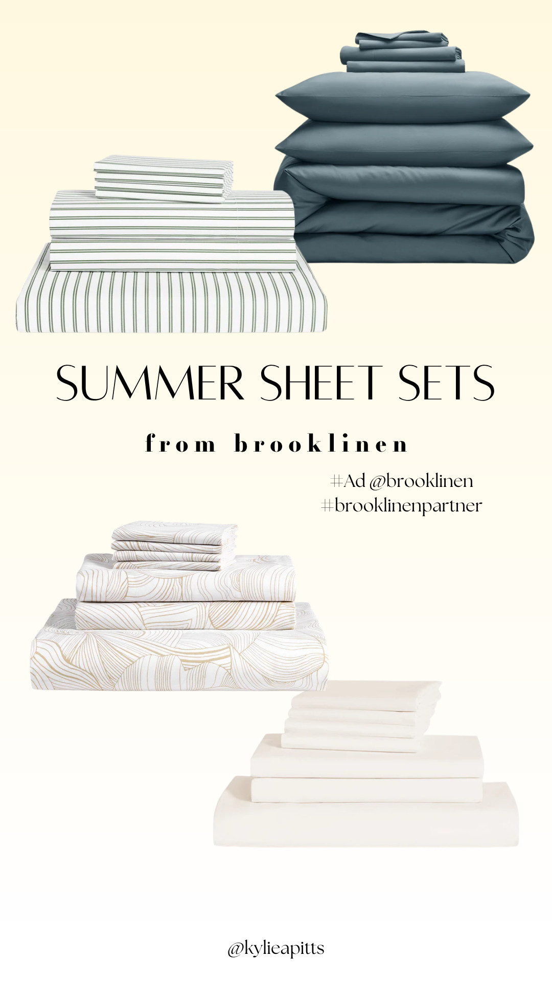 Found the softest new sheets for summer from @brooklinen! The quality is amazing and they’re the perfect breathable material for the hot weather! #brooklinenpartner #ad