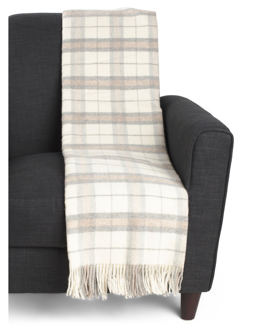 Made In Peru Luxury Alpaca Wool Blend Wellington Throw | TJ Maxx