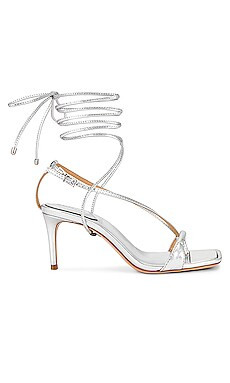 Schutz X REVOLVE Vikki Heel in Silver from Revolve.com | Revolve Clothing (Global)