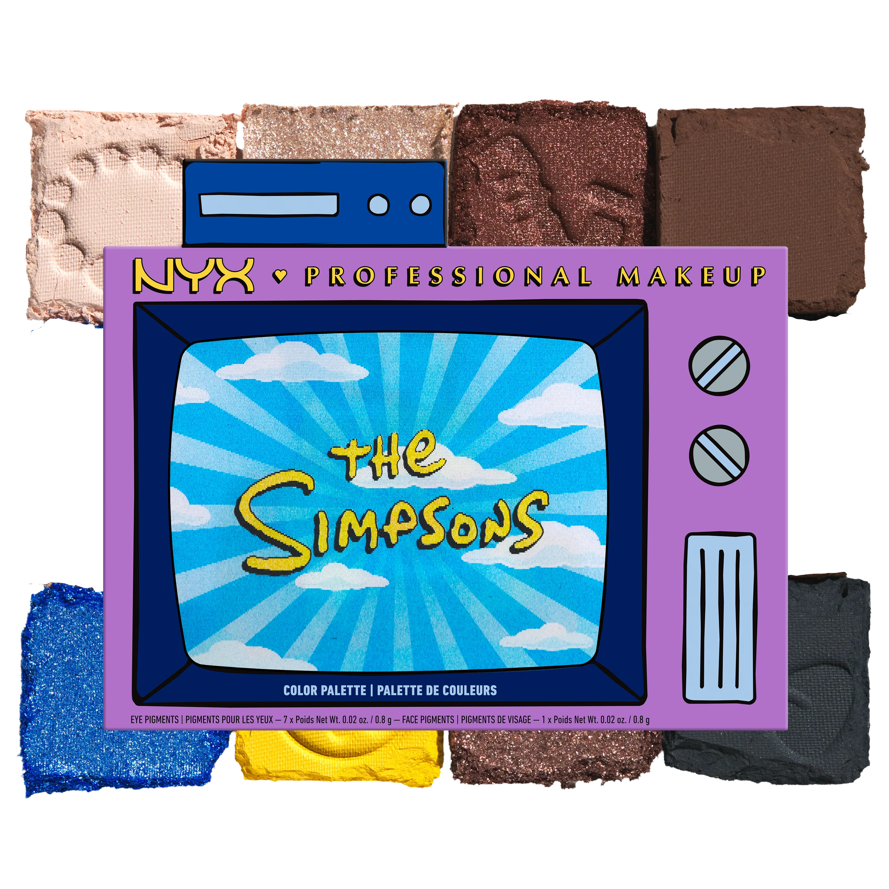 SIMPSON FAMILY EYESHADOW PALETTE | NYX Professional Makeup (US)