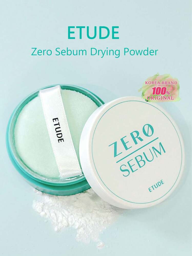 ETUDE Zero Sebum Drying Powder 4g New, Lightweight Oil Control No Sebum Loose Face Powder With 80... | SHEIN