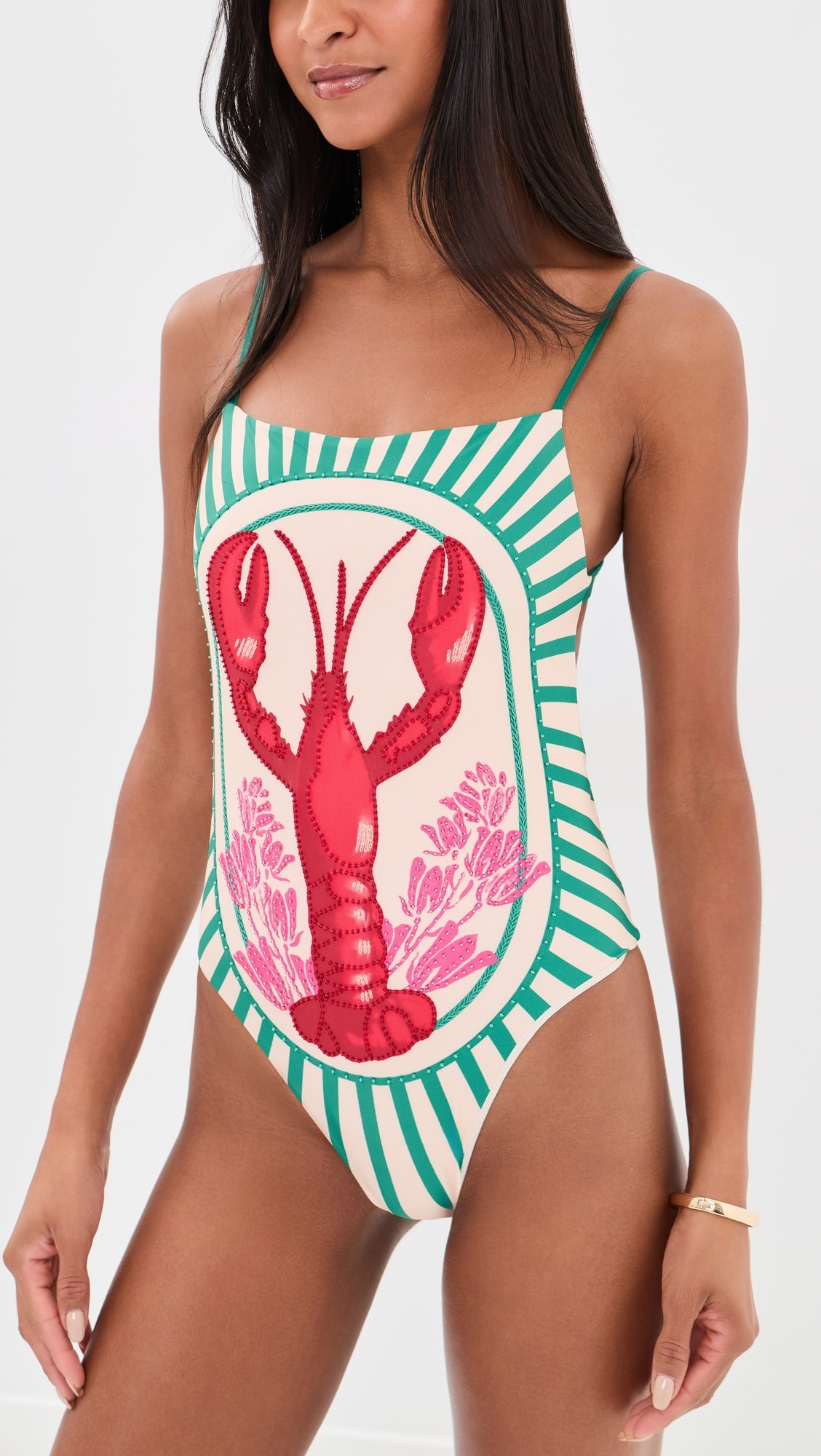 Valmy Hand Embroidered One Piece | Shopbop