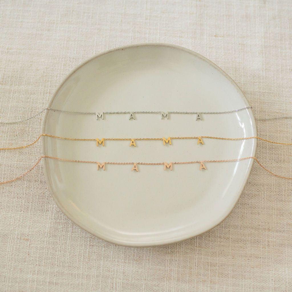 MAMA Necklace Gold | Casual Chic Boutique