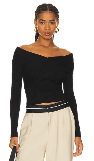 Zayla Sweater in Black | Revolve Clothing (Global)