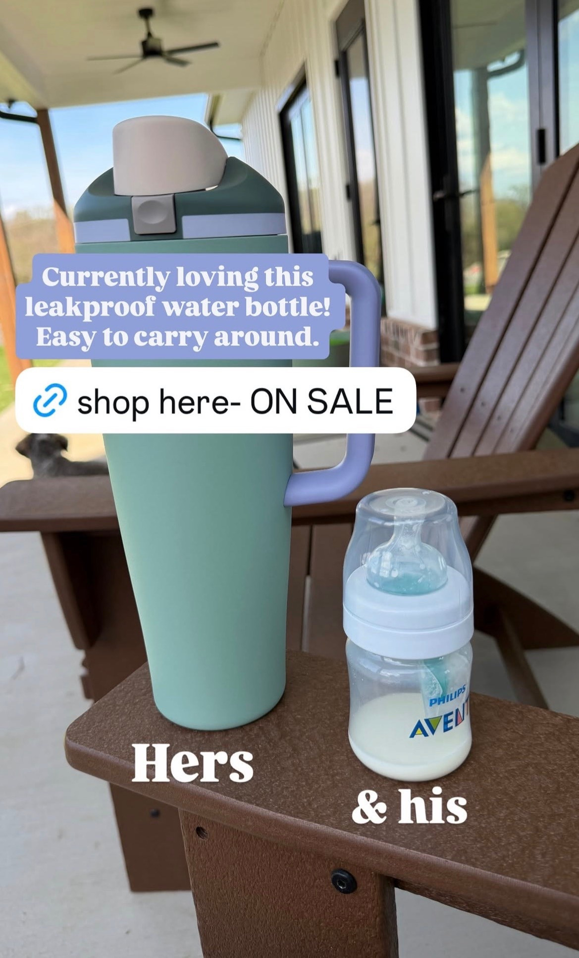 Currently loving this leakproof water bottle! Easy to carry around 

#LTKTravel #LTKSeasonal #LTKmomlife