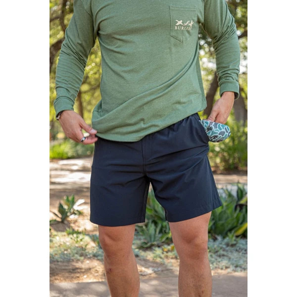 Men's Burlebo Everyday Chino Shorts XLarge Matte Black/Retro Duck Camo | Scheels
