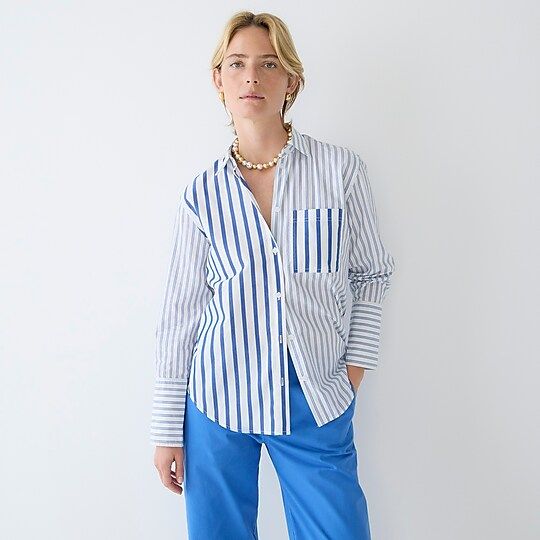 Garçon shirt in cocktail stripe cotton poplin | J.Crew US