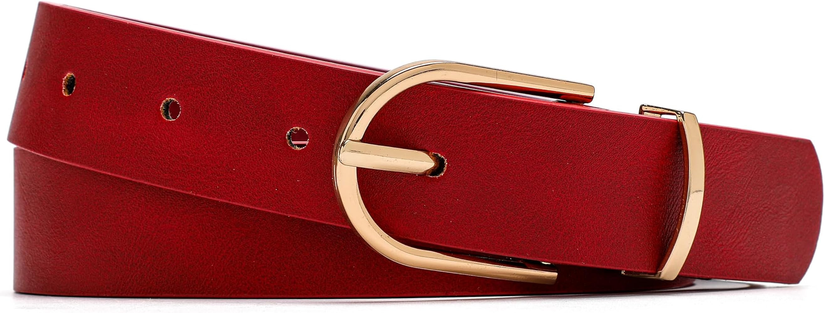 Earnda Women's Faux Leather Chic Belt for Ladies Jeans | Amazon (US)