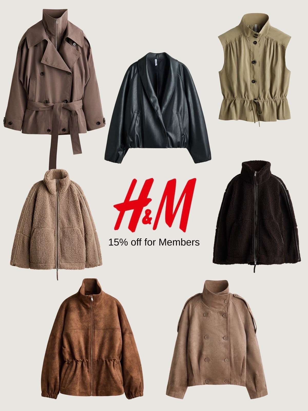 H&M new-in jackets 🤎🍂 So many good styles have just landed and they’re perfect for that autumn wardrobe refresh. From easy everyday layers to jackets that instantly make an outfit look more put together- these are some of my favourites right now!

#LTKuk #LTKautumn #LTKeurope