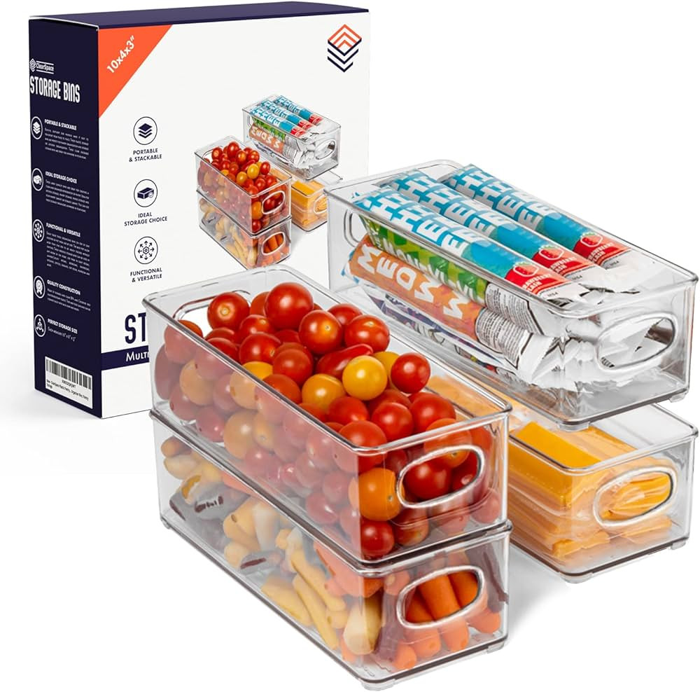 ClearSpace Plastic Pantry Organization and Food Storage Bin – Great Kitchen Storage – Fridge ... | Amazon (US)