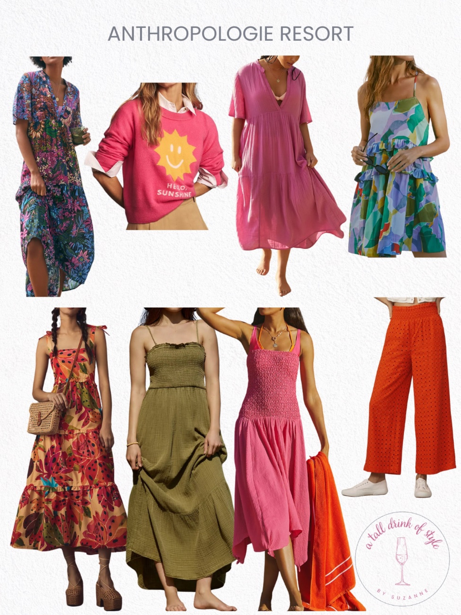 Get vacation ready with resort wear from Anthropologie
Floral dress, sundress, linen pants, sunny sweater

Adventure, travel the world, tourist, explore, traveling the world, travel pics, insta travel, tall travel style, travel tips, travel outfit, 

#LTKtravel #LTKSpringSale #LTKover40