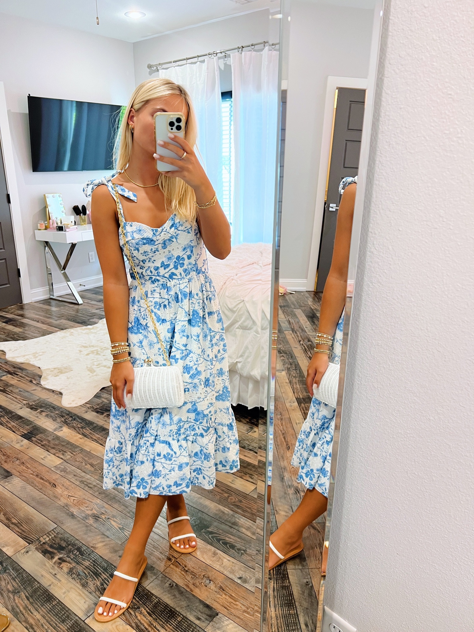 EUROPEAN SUMMER!!!!Steve Madden, Europe outfit inspo, Italy outfit inspo, Italy outfits, raye, raye heels, white clutch bag, floral midi dress, floral white and blue midi dress

#LTKtravel #LTKFind #LTKeurope
