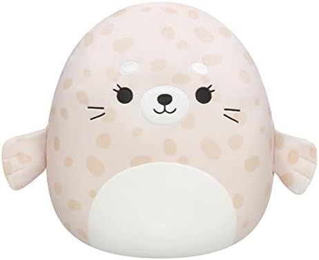Amazon.com: Squishmallows 14-Inch Beige Spotted Seal with White Belly Plush - Add Lilou to Your S... | Amazon (US)