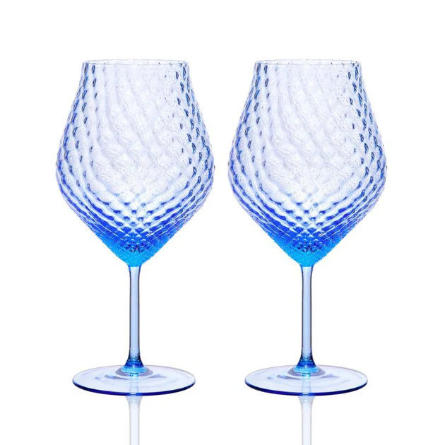 Balboa Universal Wine Glasses - Blue | Cailini Coastal