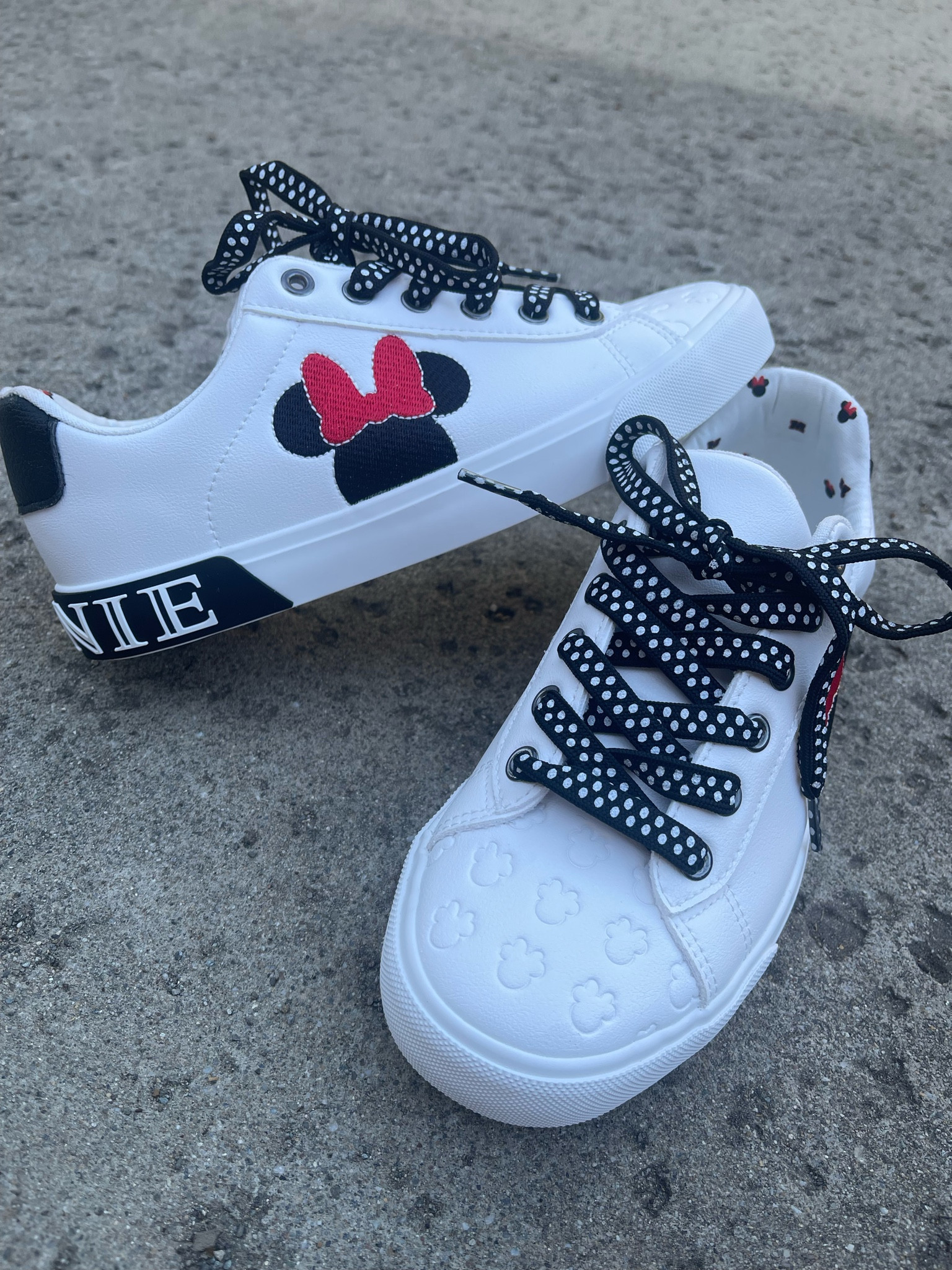 The cutest Minnie Mouse tennis shoes. Size down! 

#LTKShoeCrush #LTKStyleTip #LTKFindsUnder50