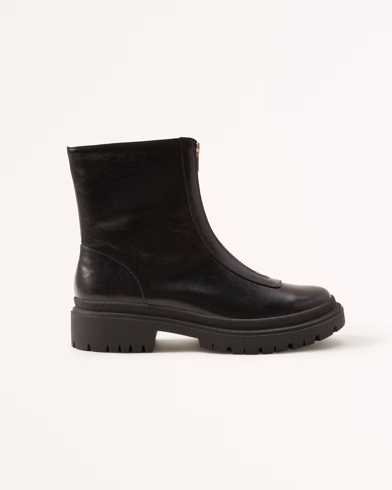 Women's Chunky Chelsea Boots | Women's Shoes | Abercrombie.com | Abercrombie & Fitch (US)