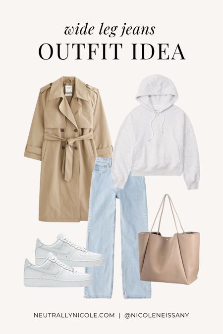 Wide leg jeans outfit

// wide leg denim outfit, how to style wide leg jeans, how to wear wide leg jeans, spring outfit, spring outfits, casual outfit, school outfit, brunch outfit, date night outfit, travel outfit, spring denim trends, spring jeans trends, spring trends, spring fashion trends, spring shoes, spring shoe trends, sweatshirt, hoodie, trench coat outfit, spring jacket, light wash denim, light wash jeans, Air Force 1 sneakers, tote bag, Abercrombie jeans, Abercrombie denim, Amazon fashion, Lulus, neutral outfit, neutral fashion, neutral style, Nicole Neissany, Neutrally Nicole, neutrallynicole.com (4.16)

#LTKSeasonal #LTKshoecrush #LTKitbag #LTKstyletip #LTKfindsunder50 #LTKfindsunder100 #LTKtravel #LTKsalealert