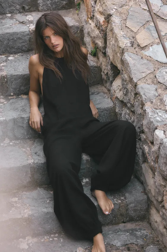 Lyocell Jumpsuit | Zara US
