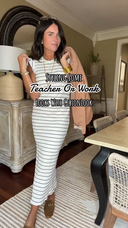 Styling looks fit teachers it work with Gibsonlook 
Use code SHANNON10 for 10% off full priced items
Wearing a small in all

#LTKSeasonal #LTKBacktoSchool #LTKstyletip