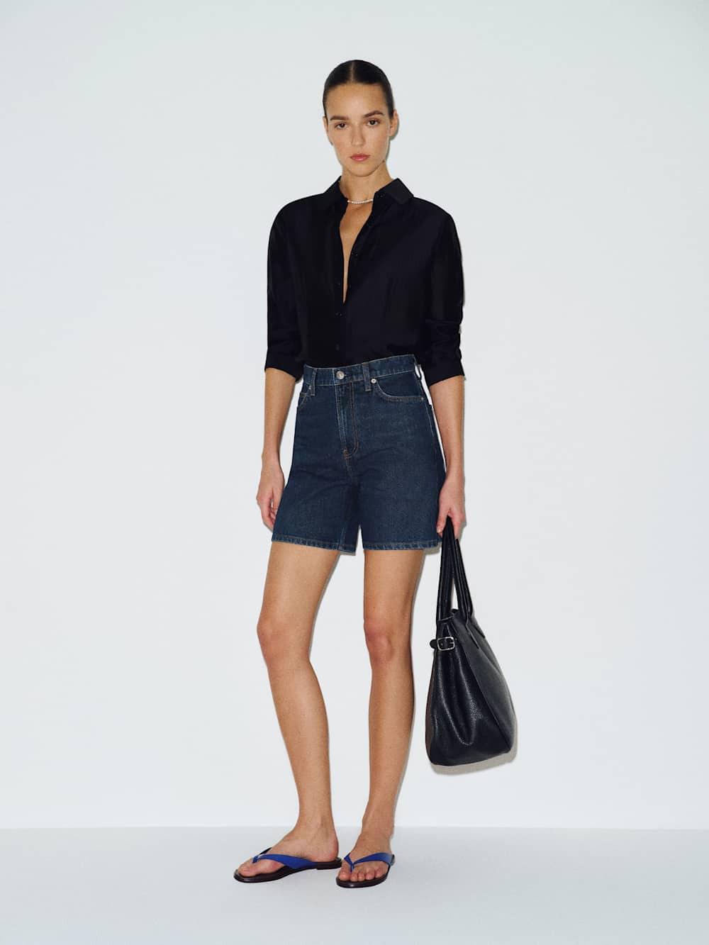Raye Mid Rise 6” Jean Shorts | Reformation (Global)